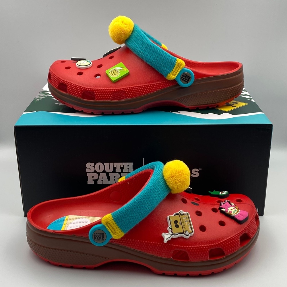NEW Crocs x South Park Cartman Classic Clogs Adult Mens Size 10 Shoe 211500-90H